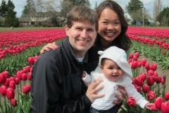 2011: With Kaelyn (7 months)