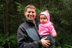 2011: With Kaelyn (9 months)