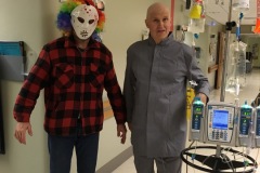 2018: Halloween at UW with Kurt (getting chemo)